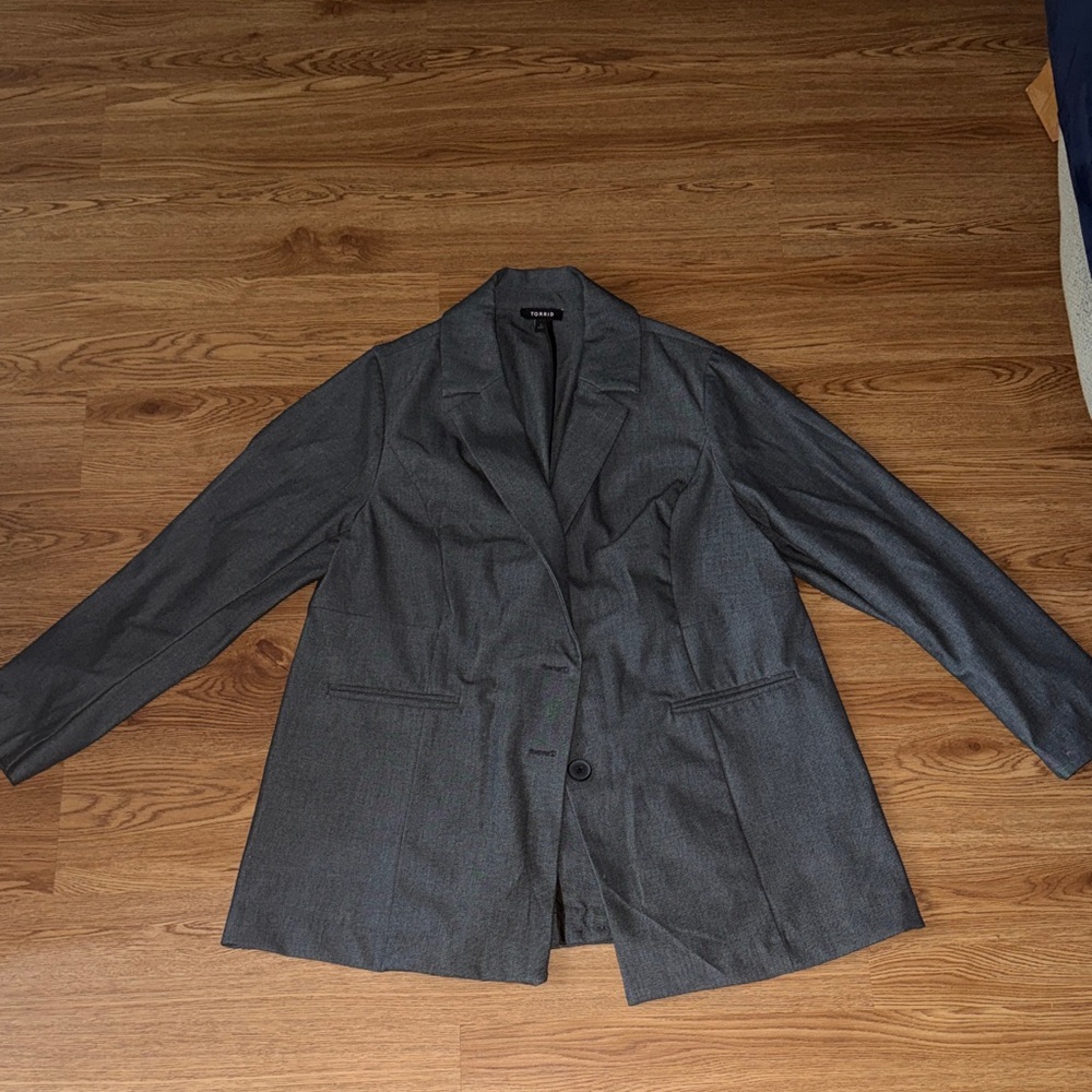 Torrid Gray Blazer